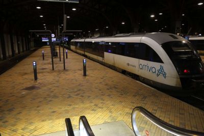 Arriva ventes at genoptage togdriften mellem Herning og Silkeborg torsdag morgen. (Arkivfoto).