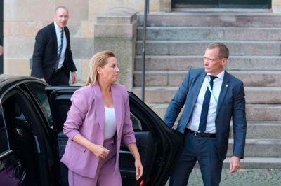 Statsministeren ankommer til Statsministeriet før regeringsrokade. Foto: Emil Helms/Ritzau Scanpix