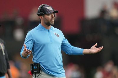 Brian Callahan blev i januar 2024 ansat som cheftræner i Tennessee Titans. Han er nu færdig i jobbet. (Arkivfoto).