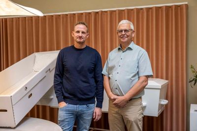 Hvad der begyndte som en samtale mellem Kenn Bruun (t.h.) og hans hustru er i dag blevet til et grønt alternativt på markedet.