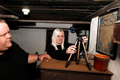 Snakken om et spøgelse på museet går flere år tilbage, og voksne spøgelsesjægere deltog i jagten. ?foto: tom laursen