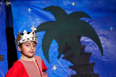 Rayyan Ethesham (Pakistan) var super god som arrogant konge, der til sidst lærer at opføre sig ordentligt. Foto: Flemming Hansen