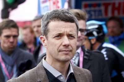 Flemming Hansen (Arkiv). Kronprinsen var i Herning til Giro-starten, men kommer ikke til Brandes jubilæumsfest