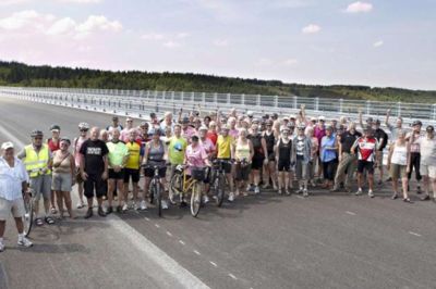 Tony Brøchner. 70 cyklister deltog i årets udgave af Tour de Ikast-Brande.