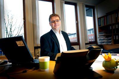 Jørgen Krogh, som er direktør for by, erhverv og kultur i Herning Kommune, glæder sig over, at Herning har været med i toppen af Dansk Industris måling af det lokale erhvervsklima i alle årene. ?Foto: Tom Laursen