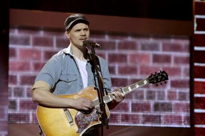 DR Presse/Bjarne Bergius Hermansen. Chresten fra en generalprøve på et af de tidligere live-shows.