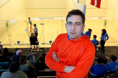 Privat. Herning Squashklub og formand Karsten Fuglsang får stor ros for DM-arrangementet.