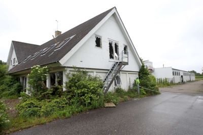 Flemming Hansen. Ruinen kan være livsfarlig for børn, der leger derinde