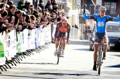 Lasse Norman Hansen sørgede for triumf for det lokale hold Blue Water Cycling sidste år. Han er med igen i år, men nu er han blevet professionel og kører for storholdet Garmin-Sharp. ? Foto: Henrik Ole Jensen