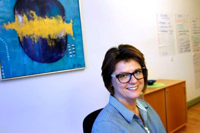 Agroskolens direktør Marianne Oksbjerre mener, at projekt »Trivsel Smiley« vil øge den fokus, skolen i forvejen har på, at eleverne trives. ?Foto: Flemming Hansen
