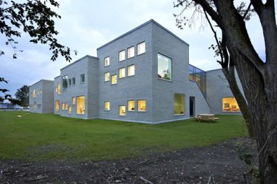 Martin Schubert / C.F. Møller. Byggeriet er tegnet af C.F. Møller, der er en af Skandinaviens ældste og største arkitektvirksomheder
