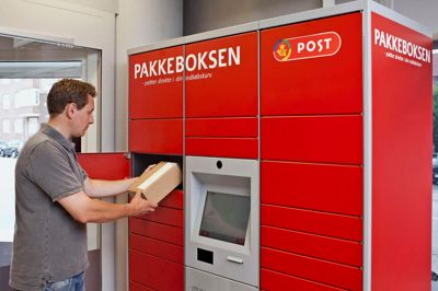 PR-foto / Sine Fiig. Pakkebokse skal gøre det nemt for kunderne at hente og sende pakker
