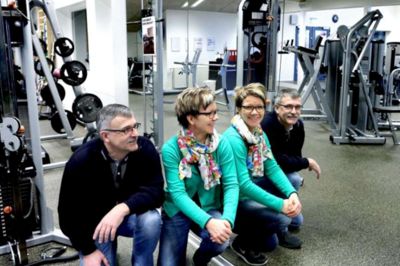 Henrik Ole Jensen. Jan Bach Andersen og Conny Møldrup er en del af Kibæk Fitness' nye tilbud