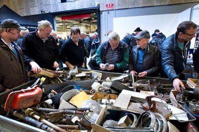 På stumpemarkedet kan man finde alt muligt. ?Foto: tom laursen