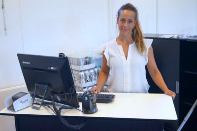 Katy Jessen har det seneste år været centerleder i Fitness World i Møllegade, men flytter arbejdsplads til Banegårdspladen. Foto: Fie Rasmussen