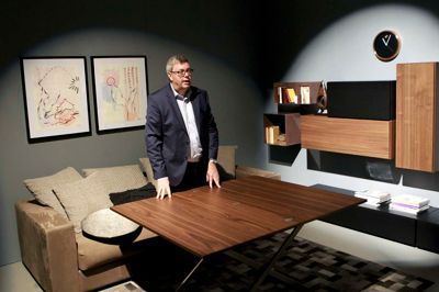 BoConcept og administrerende direktør, Torben Paulin, hæver forventningerne til årets resultat. ? Foto: Flemming Hansen