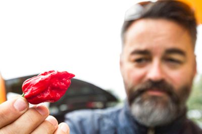 Her Chili Klaus fra et tidligere marked i Rimmerhus. ?FOTO: TOM LAURSEN