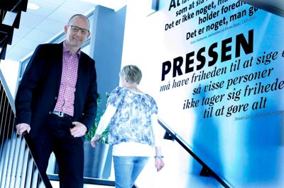 Alex Nielsen er administrerende direktør i Mediehuset Herning Folkeblad. ?Foto: Henrik Ole Jensen