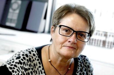 Ellen Marie Vestergaard, tidligere formand og nuværende bestyrelsesmedlem i Herning-Ikast Håndværker- og Industriforening, forklarer baggrunden for navneændringen. ? Foto: Henrik Ole Jensen