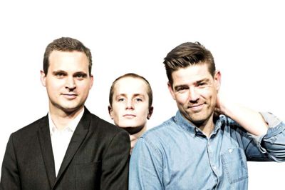 Jesper Juhl, Alex Thelander og Jacob Wilson er en del af »Comedy Zoo On Tour«. ?PR-foto