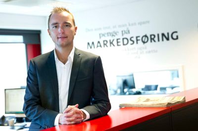 »HC« vil han helst bare kaldes - Mediehuset Herning Folkeblads nye salgsdirektør, Hans Christian Aagaard. ? Foto: Tom Laursen