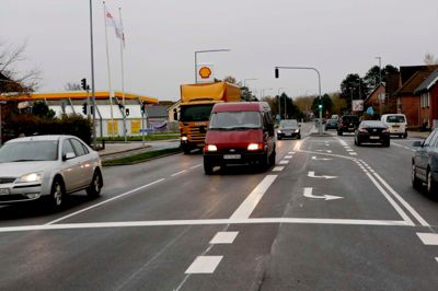 Kører det for trafikken i Herning Folkeblads dækningsområde, eller er der noget, som kunne gøres smartere? Avisen søger input, inden en ny trafikserie ruller ud om et par uger. Foto: Henrik Ole Jensen