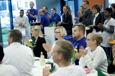 Den nye laktosefabrik er Arlas største enkeltinvestering i Danmark i en årrække og har skabt 25 nye job, der alle er besat. Foto: Flemming Hansen