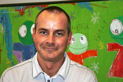 - Jeg ser heldigvis langt hen ad vejen kun glade børn med smil på læben, siger skoleleder Mogens Bang om det at måle folkeskolereformens succes.?foto: jepser wind