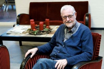 Evald Asp Sørensen har haft travlt i sit første år som formand for Bording Lokalråd. Han ser med glæde frem til 2015, hvor stationsbyen vil opleve en gennemgribende forandring. ?Foto: Flemming Hansen