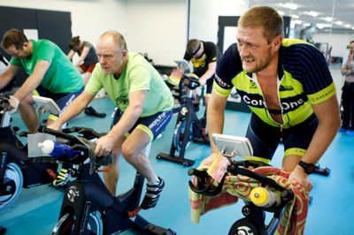 Bording Fitness er kommet godt fra start i foreningens første to år. På lørdag er der åbent hus, så potentielle nye medlemmer kan se de flotte rammer og prøve en tur på nogle af de forskellige maskiner. ?Foto: Flemming Hansen