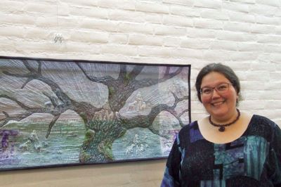 Billedkunstner Tove Pirajá Larsen står bag et nyt kommunikationsforum i Klovborg. ?Foto: Flemming Thulstrup