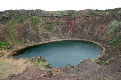 Vulkaner i Island er emnet ved et foredrag affangeret af Foreningen Norden. Her ses en inaktiv af slagsen. ?Foto: Flemming Hansen