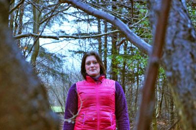 Louise Meldgaard er snart klar til at starte en naturdagpleje op. Heldigt for både hende og børnene bor hun i Timring, og det kunne næsten ikke være mere perfekt, for her er der ikke langt til masser af naturoplevelser. ?Foto: Jonas Møller Jensen