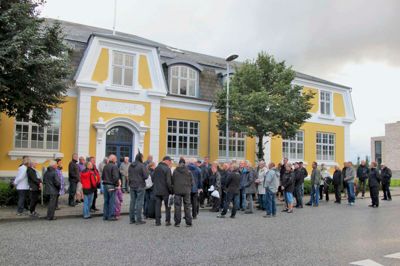 Vildbjerg Borgerforening har tidligere - i samarbejde med De Aktive 60'ere - samlet vildbjergenserne til byvandringer. Foreningen vil fortsat gerne skubbe på, hvor den kan, men vil fremover forsøge at samle kræfterne om opgaver, som peger lidt mere fremad for byen. ? Foto: Jonas Møller Jensen