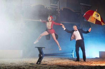 Uffe Holm og Signe Lindkvist overtager manegen i årets forestilling i Cirkus Arena. ? pr-foto: cirkus Arena