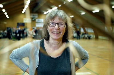 - Vi er på vej, siger skoleleder Karen Skyum selv om de nye arbejdstidsregler for lærerne gør det svært også at få tid til at mødes og udfolde folkeskolereformen.? foto: flemming hansen