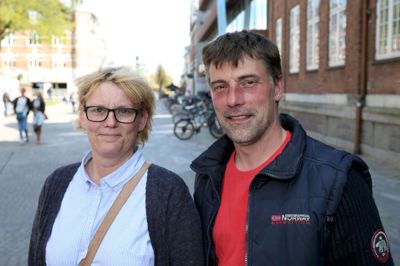 Lone og Bo Jensen, Aulum. ?foto: flemming hansen