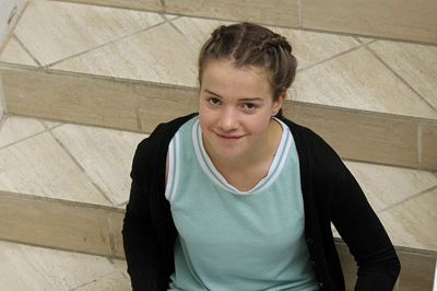 15-årige Emilie Vestergaard fra Hyldgårdsskolen i Ikast har ikke længere tid til så mange fritidsaktiviteter, fordi skoledagen er blevet længere. ?Foto: Kim Kristensen