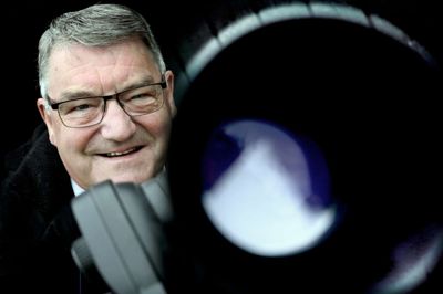 Jens-Henrik Nielsen, amatørastronom, næstformand i Herning Astronomi Forening. Foto: Henrik Ole Jensen