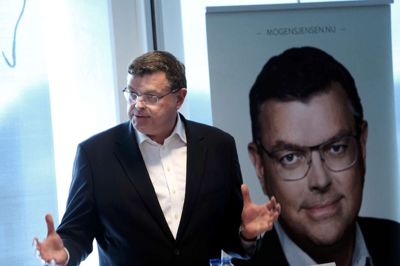 Mogens Jensens parti var med til at flytte politiskolen væk fra Herning, men han mener selv, at det er regeringen, der har hovedansvaret for sagens udvikling. ?Foto: Flemming Hansen