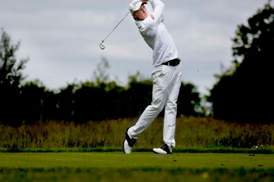 Oskar Ambrosius stammer fra Viborg, men har sit medlemsskab i Ikast Golf Klub. HHC-uddannelsen har han taget, mens han boede på Sportstar College i Ikast.? Foto: Henrik Ole Jensen