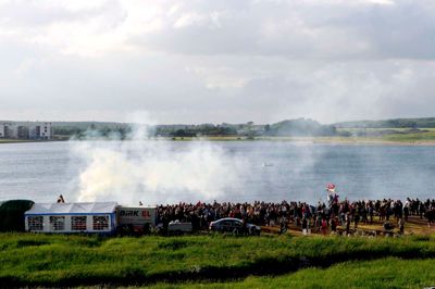 Sankthans ved Fuglsang Sø. ?Foto: Henrik Ole Jensen
