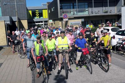 Feltet i 2015-udgaven af Tour de Ikast-Brande. ?Foto: Flemming Hansen