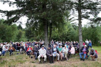 Det væltede ind med folk, da Videbæk Harmonikaklub gav koncert.? foto: flemming hansen