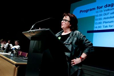 Helen Sørensen, formand for Herningegnens Lærerforening, havde en fornemmelse af, at sygemeldte lærere bliver fyret tidligere. Den fornemmelse holdt ikke stik, viser tal fra Herning Kommune.? foto: henrik ole jensen