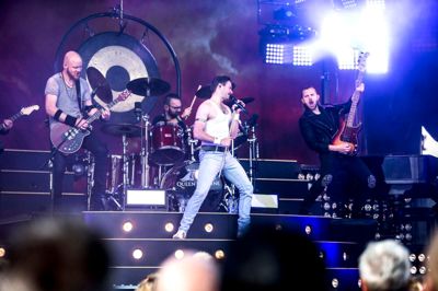 Queen Machine satte gang i Brande med et brag af en koncert. ?foto: tom laursen