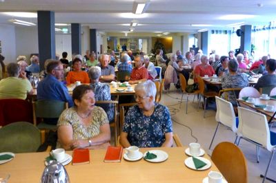 Fra en af de mange sammenkomster på Seniorstedet.? Privatfoto