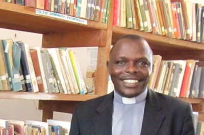 Samuel Dawai fra Cameroun gæster på søndag Fonnesbæk Kirke til gudstjeneste med efterfølgende foredrag. ?privatfoto