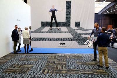 Egetæppers 151 udenlandske deltagere i denne uges salgskonference har været gennem forskellige workshops med præsentation af nye produkter og koncepter. ? Foto: Flemming Hansen