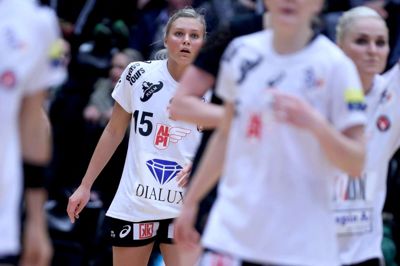 Simone Rasmussen har i denne sæson byttet FCM-trøjen ud og spiller nu i Ringkøbing, hvor hun nyder at få markant mere spilletid, end tilfældet var i Ikast. ? Foto: Henrik Ole Jensen